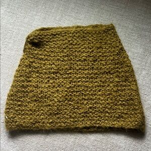 Eileen Fisher Textured Knit scarf in Olive